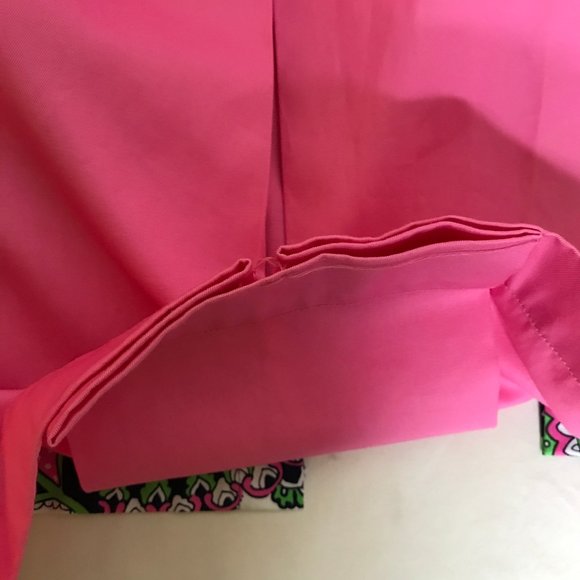 Lilly Pulitzer Ally NEW?  Belted Trench Coat Barbie Pink Color Barbiecore Size 4 - Picture 14 of 16